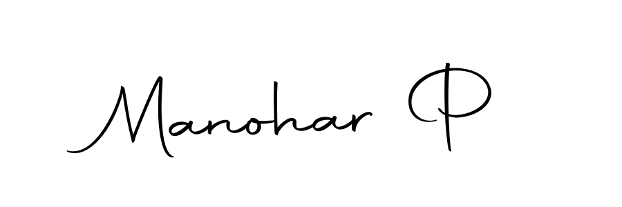 Manohar P stylish signature style. Best Handwritten Sign (Autography-DOLnW) for my name. Handwritten Signature Collection Ideas for my name Manohar P. Manohar P signature style 10 images and pictures png
