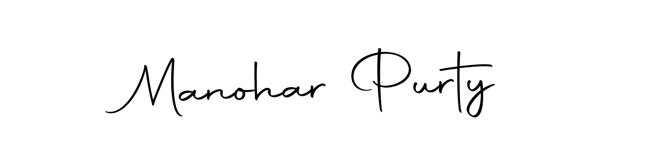 How to make Manohar Purty signature? Autography-DOLnW is a professional autograph style. Create handwritten signature for Manohar Purty name. Manohar Purty signature style 10 images and pictures png