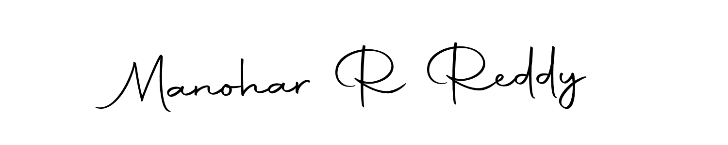 Use a signature maker to create a handwritten signature online. With this signature software, you can design (Autography-DOLnW) your own signature for name Manohar R Reddy. Manohar R Reddy signature style 10 images and pictures png