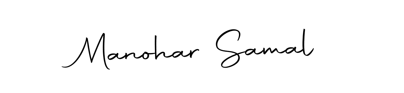 Create a beautiful signature design for name Manohar Samal. With this signature (Autography-DOLnW) fonts, you can make a handwritten signature for free. Manohar Samal signature style 10 images and pictures png