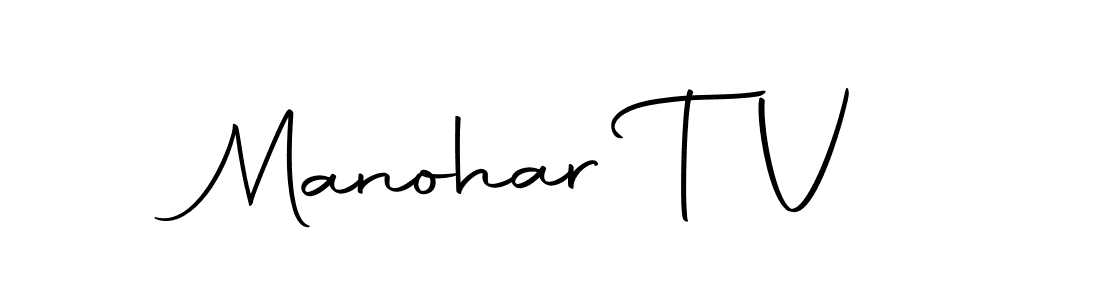 How to make Manohar T V name signature. Use Autography-DOLnW style for creating short signs online. This is the latest handwritten sign. Manohar T V signature style 10 images and pictures png