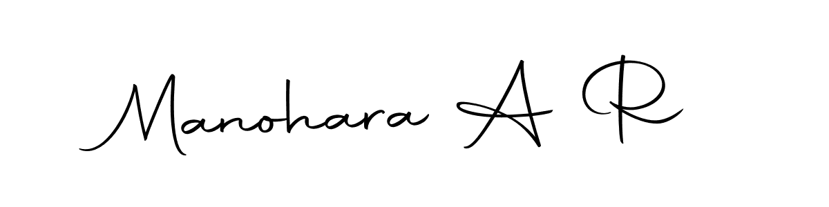 Also we have Manohara A R name is the best signature style. Create professional handwritten signature collection using Autography-DOLnW autograph style. Manohara A R signature style 10 images and pictures png