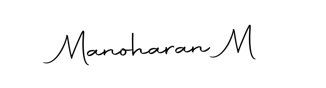 Use a signature maker to create a handwritten signature online. With this signature software, you can design (Autography-DOLnW) your own signature for name Manoharan M. Manoharan M signature style 10 images and pictures png