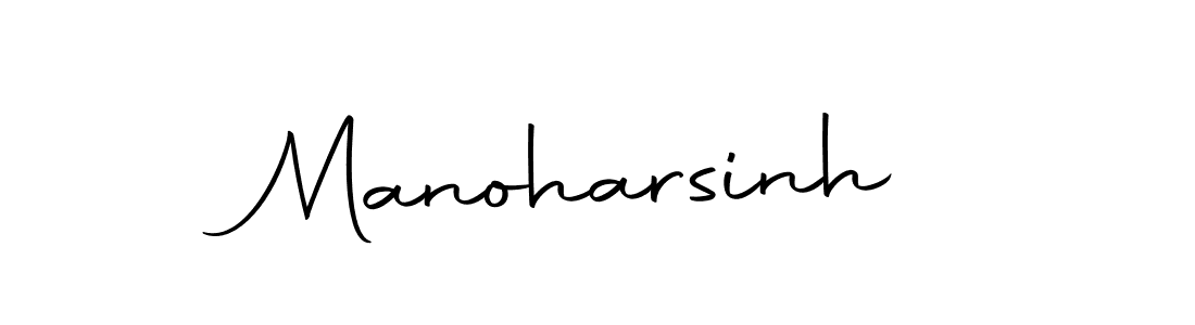 How to make Manoharsinh name signature. Use Autography-DOLnW style for creating short signs online. This is the latest handwritten sign. Manoharsinh signature style 10 images and pictures png