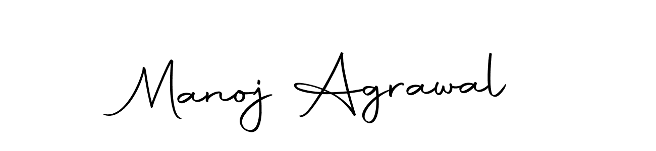 How to make Manoj Agrawal name signature. Use Autography-DOLnW style for creating short signs online. This is the latest handwritten sign. Manoj Agrawal signature style 10 images and pictures png
