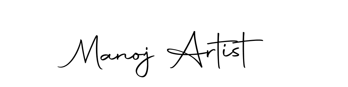 Design your own signature with our free online signature maker. With this signature software, you can create a handwritten (Autography-DOLnW) signature for name Manoj Artist. Manoj Artist signature style 10 images and pictures png