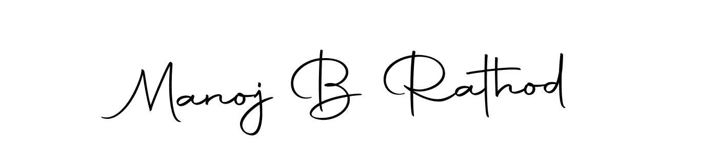 Use a signature maker to create a handwritten signature online. With this signature software, you can design (Autography-DOLnW) your own signature for name Manoj B Rathod. Manoj B Rathod signature style 10 images and pictures png