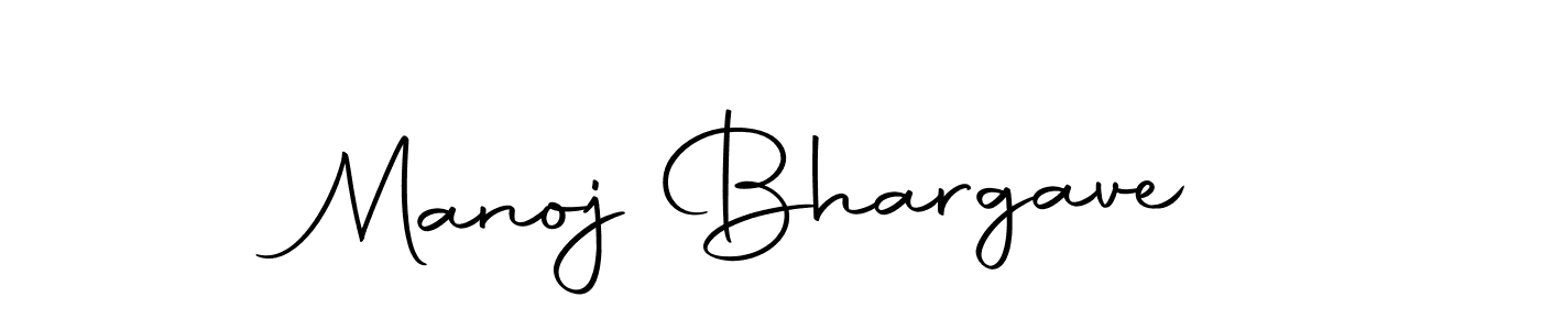 Make a beautiful signature design for name Manoj Bhargave. With this signature (Autography-DOLnW) style, you can create a handwritten signature for free. Manoj Bhargave signature style 10 images and pictures png
