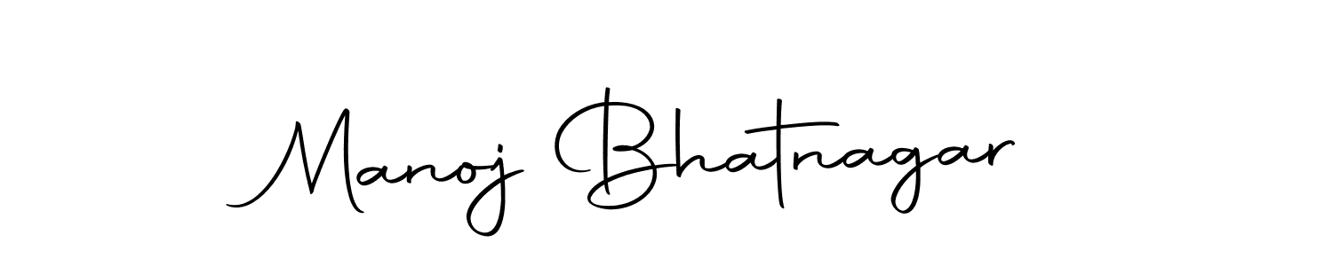 Make a beautiful signature design for name Manoj Bhatnagar. With this signature (Autography-DOLnW) style, you can create a handwritten signature for free. Manoj Bhatnagar signature style 10 images and pictures png