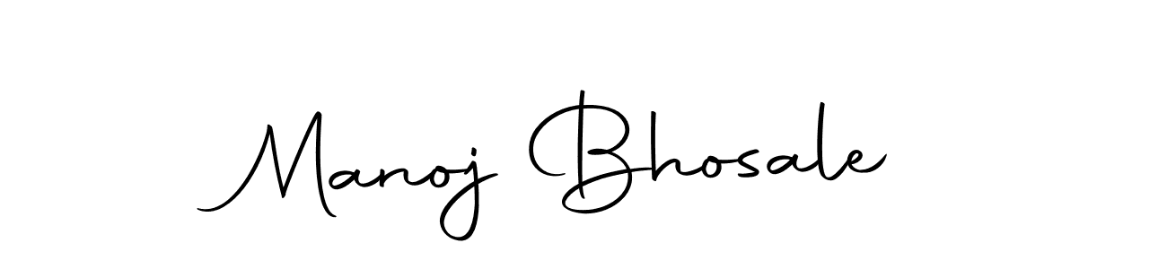 Create a beautiful signature design for name Manoj Bhosale. With this signature (Autography-DOLnW) fonts, you can make a handwritten signature for free. Manoj Bhosale signature style 10 images and pictures png