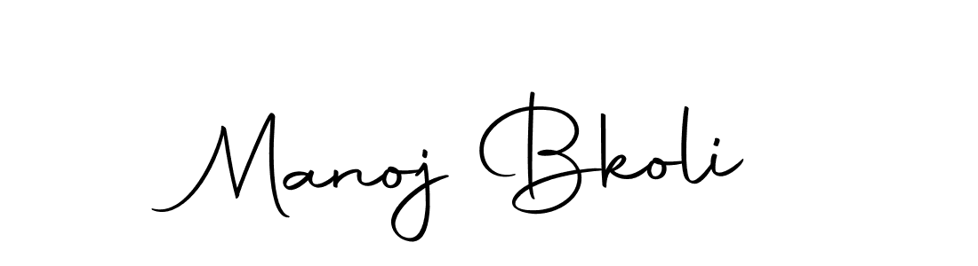 Use a signature maker to create a handwritten signature online. With this signature software, you can design (Autography-DOLnW) your own signature for name Manoj Bkoli. Manoj Bkoli signature style 10 images and pictures png