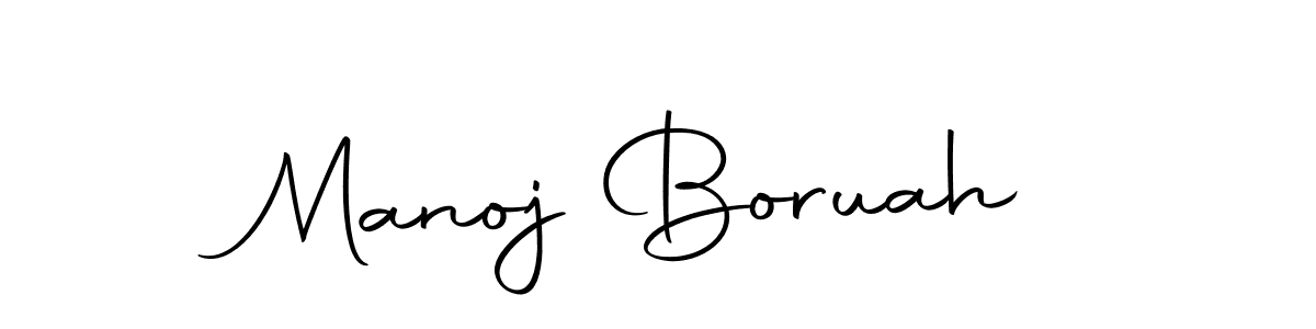 Design your own signature with our free online signature maker. With this signature software, you can create a handwritten (Autography-DOLnW) signature for name Manoj Boruah. Manoj Boruah signature style 10 images and pictures png
