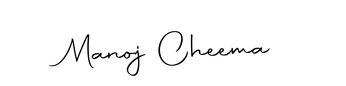 Also we have Manoj Cheema name is the best signature style. Create professional handwritten signature collection using Autography-DOLnW autograph style. Manoj Cheema signature style 10 images and pictures png