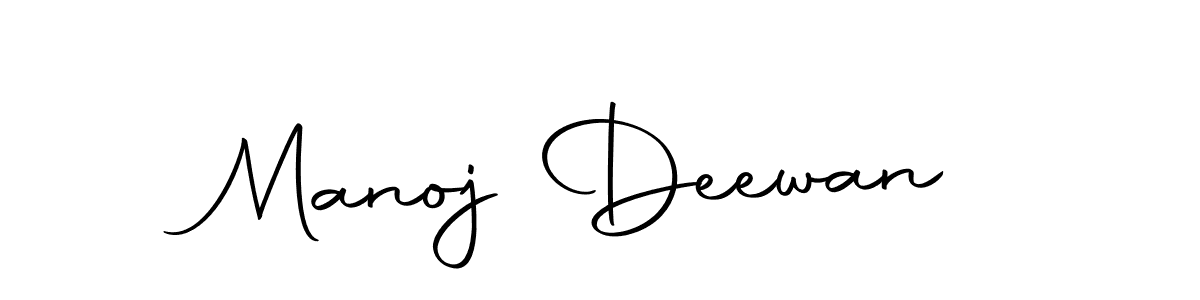 Create a beautiful signature design for name Manoj Deewan. With this signature (Autography-DOLnW) fonts, you can make a handwritten signature for free. Manoj Deewan signature style 10 images and pictures png