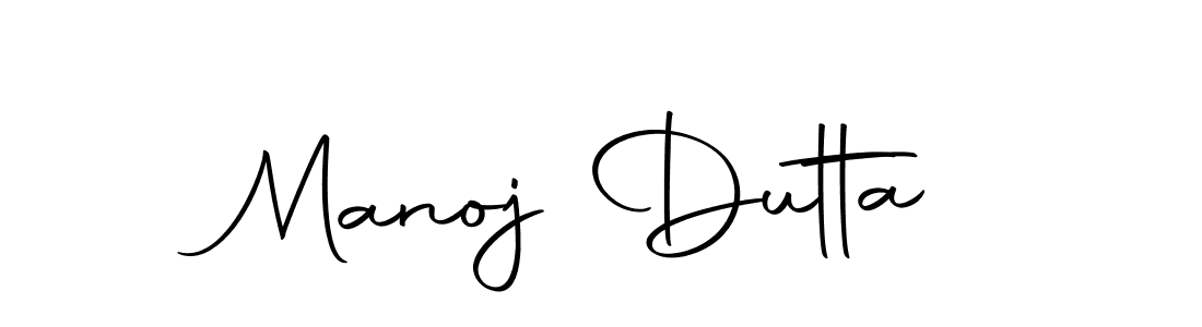 Design your own signature with our free online signature maker. With this signature software, you can create a handwritten (Autography-DOLnW) signature for name Manoj Dutta. Manoj Dutta signature style 10 images and pictures png