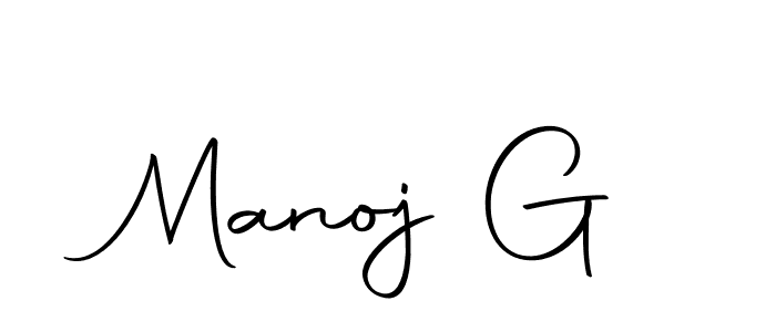 Also we have Manoj G name is the best signature style. Create professional handwritten signature collection using Autography-DOLnW autograph style. Manoj G signature style 10 images and pictures png