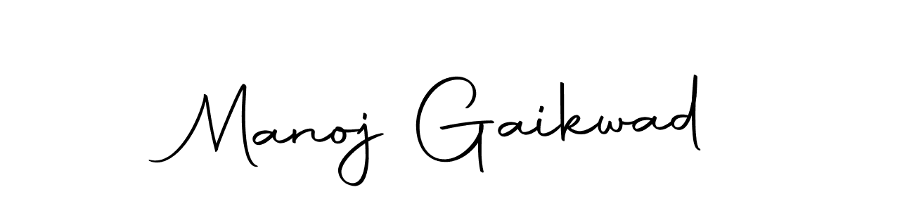 Make a beautiful signature design for name Manoj Gaikwad. With this signature (Autography-DOLnW) style, you can create a handwritten signature for free. Manoj Gaikwad signature style 10 images and pictures png