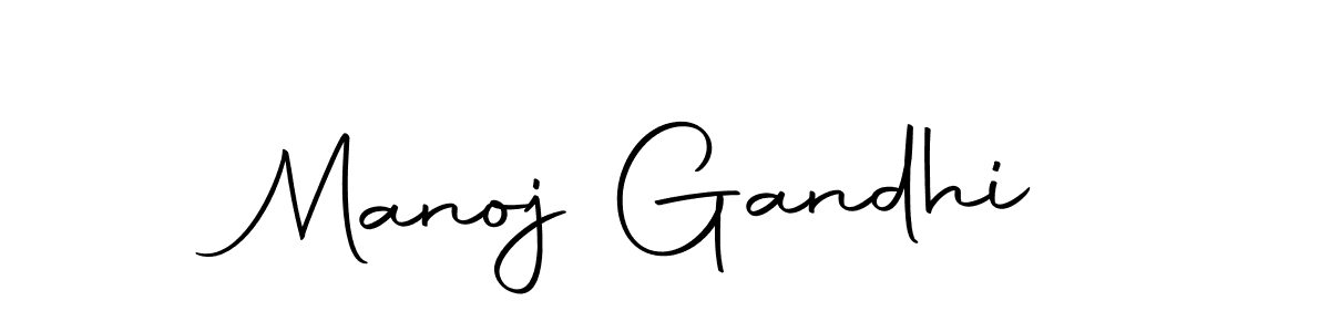 Use a signature maker to create a handwritten signature online. With this signature software, you can design (Autography-DOLnW) your own signature for name Manoj Gandhi. Manoj Gandhi signature style 10 images and pictures png