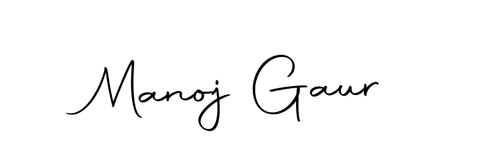 Design your own signature with our free online signature maker. With this signature software, you can create a handwritten (Autography-DOLnW) signature for name Manoj Gaur. Manoj Gaur signature style 10 images and pictures png