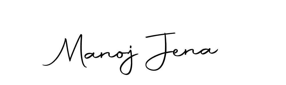 Create a beautiful signature design for name Manoj Jena. With this signature (Autography-DOLnW) fonts, you can make a handwritten signature for free. Manoj Jena signature style 10 images and pictures png