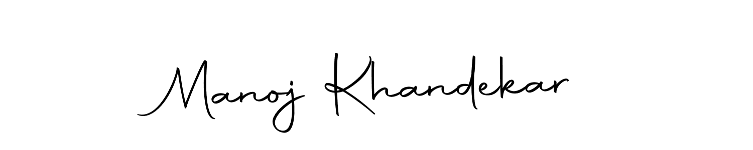 Design your own signature with our free online signature maker. With this signature software, you can create a handwritten (Autography-DOLnW) signature for name Manoj Khandekar. Manoj Khandekar signature style 10 images and pictures png
