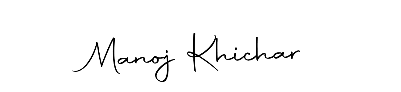 Here are the top 10 professional signature styles for the name Manoj Khichar. These are the best autograph styles you can use for your name. Manoj Khichar signature style 10 images and pictures png