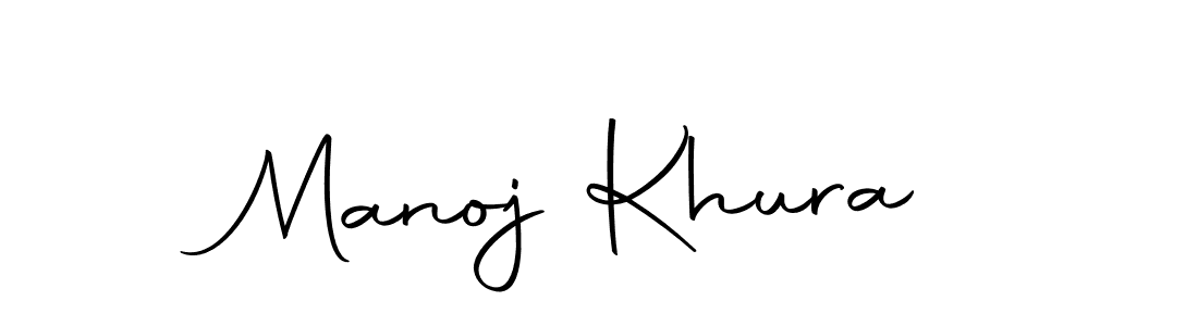 How to make Manoj Khura name signature. Use Autography-DOLnW style for creating short signs online. This is the latest handwritten sign. Manoj Khura signature style 10 images and pictures png