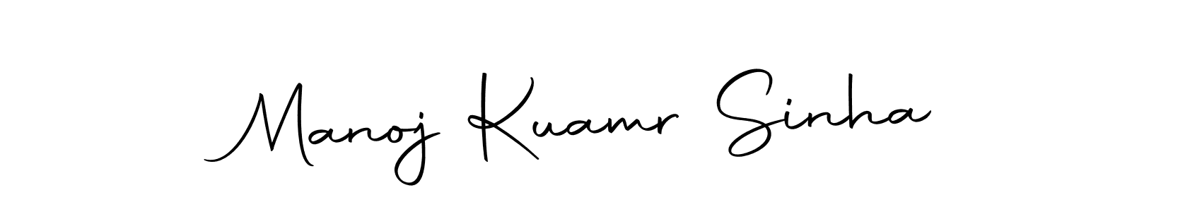 Make a short Manoj Kuamr Sinha signature style. Manage your documents anywhere anytime using Autography-DOLnW. Create and add eSignatures, submit forms, share and send files easily. Manoj Kuamr Sinha signature style 10 images and pictures png