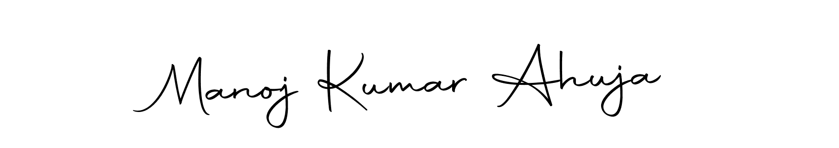 Use a signature maker to create a handwritten signature online. With this signature software, you can design (Autography-DOLnW) your own signature for name Manoj Kumar Ahuja. Manoj Kumar Ahuja signature style 10 images and pictures png