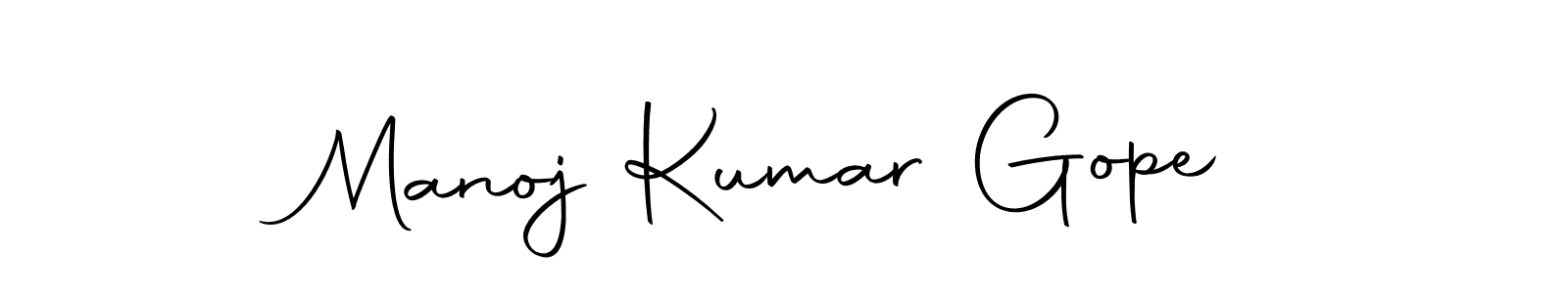 You should practise on your own different ways (Autography-DOLnW) to write your name (Manoj Kumar Gope) in signature. don't let someone else do it for you. Manoj Kumar Gope signature style 10 images and pictures png