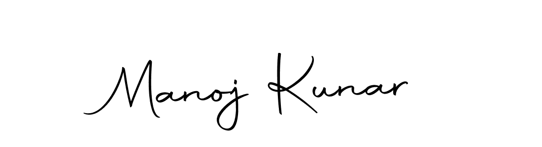 Make a short Manoj Kunar signature style. Manage your documents anywhere anytime using Autography-DOLnW. Create and add eSignatures, submit forms, share and send files easily. Manoj Kunar signature style 10 images and pictures png