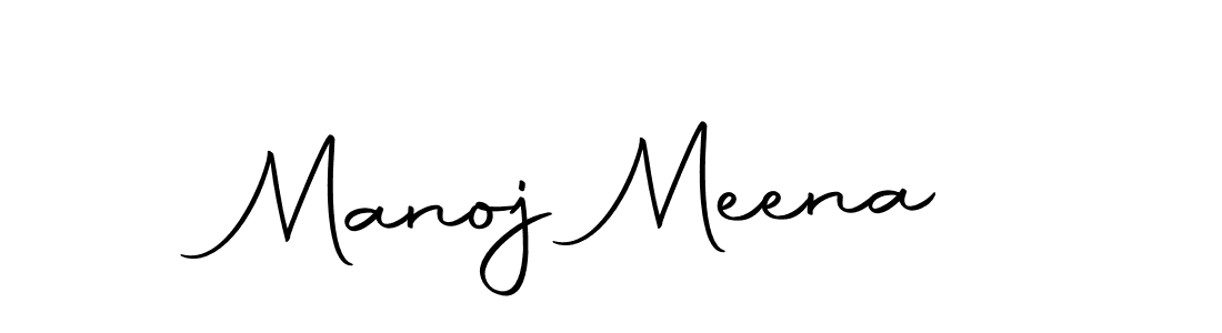 Make a beautiful signature design for name Manoj Meena. With this signature (Autography-DOLnW) style, you can create a handwritten signature for free. Manoj Meena signature style 10 images and pictures png