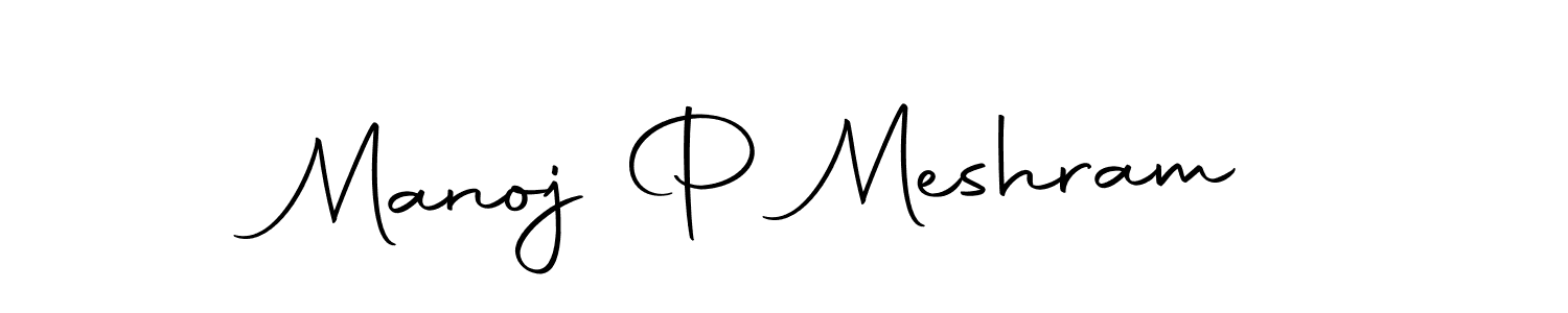 Manoj P Meshram stylish signature style. Best Handwritten Sign (Autography-DOLnW) for my name. Handwritten Signature Collection Ideas for my name Manoj P Meshram. Manoj P Meshram signature style 10 images and pictures png