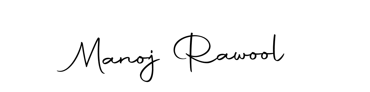 How to make Manoj Rawool name signature. Use Autography-DOLnW style for creating short signs online. This is the latest handwritten sign. Manoj Rawool signature style 10 images and pictures png