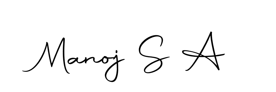 Make a beautiful signature design for name Manoj S A. Use this online signature maker to create a handwritten signature for free. Manoj S A signature style 10 images and pictures png