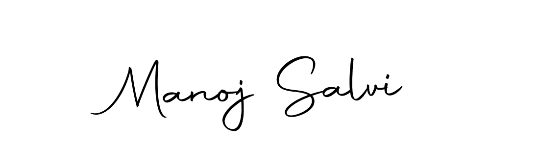Also we have Manoj Salvi name is the best signature style. Create professional handwritten signature collection using Autography-DOLnW autograph style. Manoj Salvi signature style 10 images and pictures png