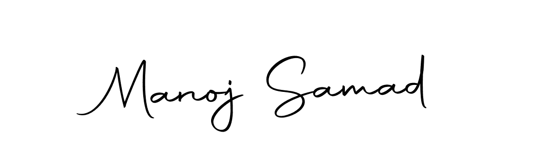 Create a beautiful signature design for name Manoj Samad. With this signature (Autography-DOLnW) fonts, you can make a handwritten signature for free. Manoj Samad signature style 10 images and pictures png