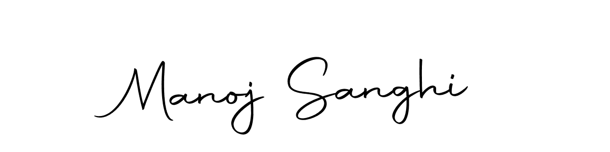 Also we have Manoj Sanghi name is the best signature style. Create professional handwritten signature collection using Autography-DOLnW autograph style. Manoj Sanghi signature style 10 images and pictures png