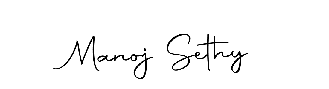 Design your own signature with our free online signature maker. With this signature software, you can create a handwritten (Autography-DOLnW) signature for name Manoj Sethy. Manoj Sethy signature style 10 images and pictures png