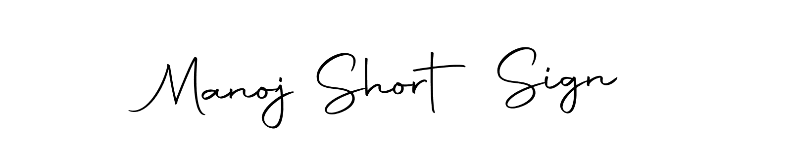 Also we have Manoj Short Sign name is the best signature style. Create professional handwritten signature collection using Autography-DOLnW autograph style. Manoj Short Sign signature style 10 images and pictures png