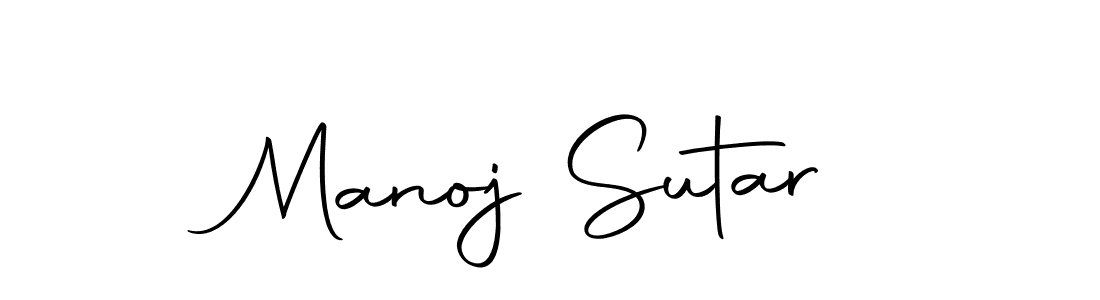 Create a beautiful signature design for name Manoj Sutar. With this signature (Autography-DOLnW) fonts, you can make a handwritten signature for free. Manoj Sutar signature style 10 images and pictures png