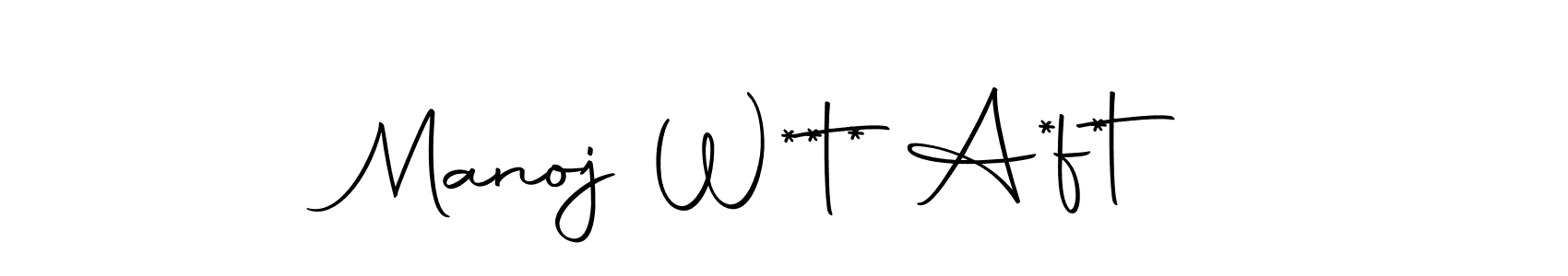 How to make Manoj W**t* A*f*t signature? Autography-DOLnW is a professional autograph style. Create handwritten signature for Manoj W**t* A*f*t name. Manoj W**t* A*f*t signature style 10 images and pictures png