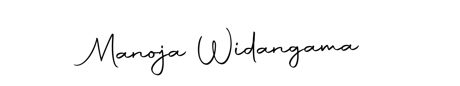 Design your own signature with our free online signature maker. With this signature software, you can create a handwritten (Autography-DOLnW) signature for name Manoja Widangama. Manoja Widangama signature style 10 images and pictures png