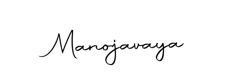 Design your own signature with our free online signature maker. With this signature software, you can create a handwritten (Autography-DOLnW) signature for name Manojavaya. Manojavaya signature style 10 images and pictures png