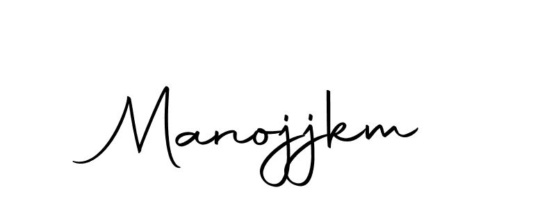 Make a beautiful signature design for name Manojjkm. With this signature (Autography-DOLnW) style, you can create a handwritten signature for free. Manojjkm signature style 10 images and pictures png