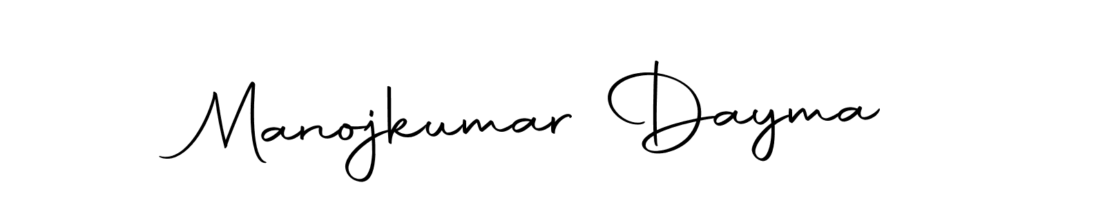 You can use this online signature creator to create a handwritten signature for the name Manojkumar Dayma. This is the best online autograph maker. Manojkumar Dayma signature style 10 images and pictures png