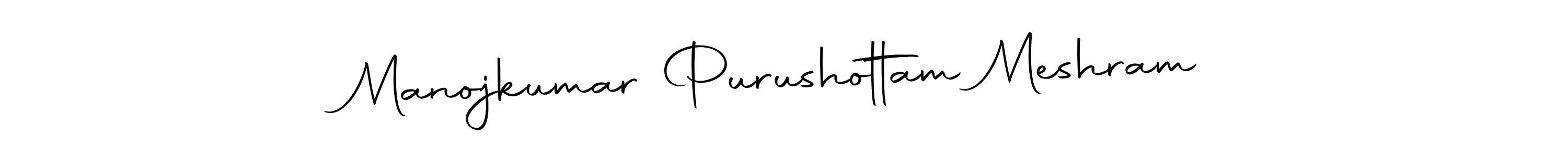 Manojkumar Purushottam Meshram stylish signature style. Best Handwritten Sign (Autography-DOLnW) for my name. Handwritten Signature Collection Ideas for my name Manojkumar Purushottam Meshram. Manojkumar Purushottam Meshram signature style 10 images and pictures png