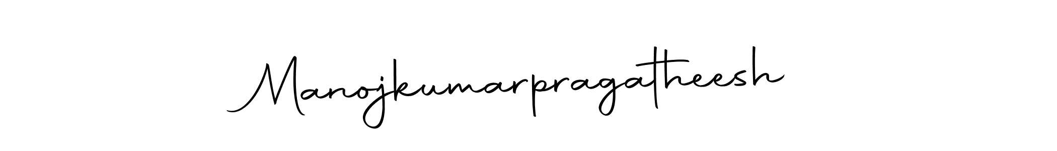 Make a beautiful signature design for name Manojkumarpragatheesh. Use this online signature maker to create a handwritten signature for free. Manojkumarpragatheesh signature style 10 images and pictures png