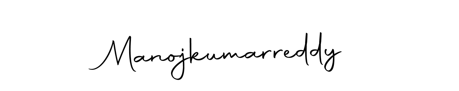 Design your own signature with our free online signature maker. With this signature software, you can create a handwritten (Autography-DOLnW) signature for name Manojkumarreddy. Manojkumarreddy signature style 10 images and pictures png