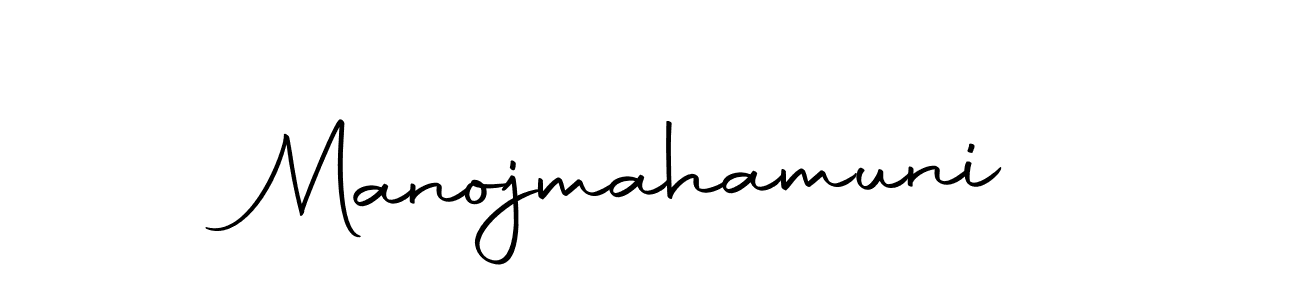 Create a beautiful signature design for name Manojmahamuni. With this signature (Autography-DOLnW) fonts, you can make a handwritten signature for free. Manojmahamuni signature style 10 images and pictures png